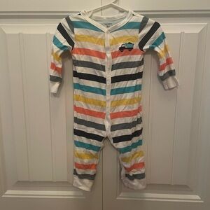 Carter's Multicolor Striped Kids One Piece